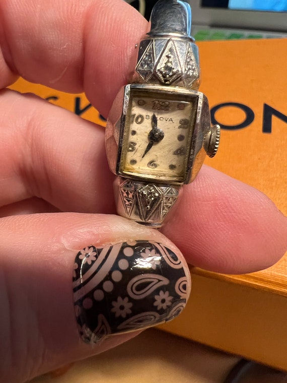 Vintage Bulova Diamond bracelet watch