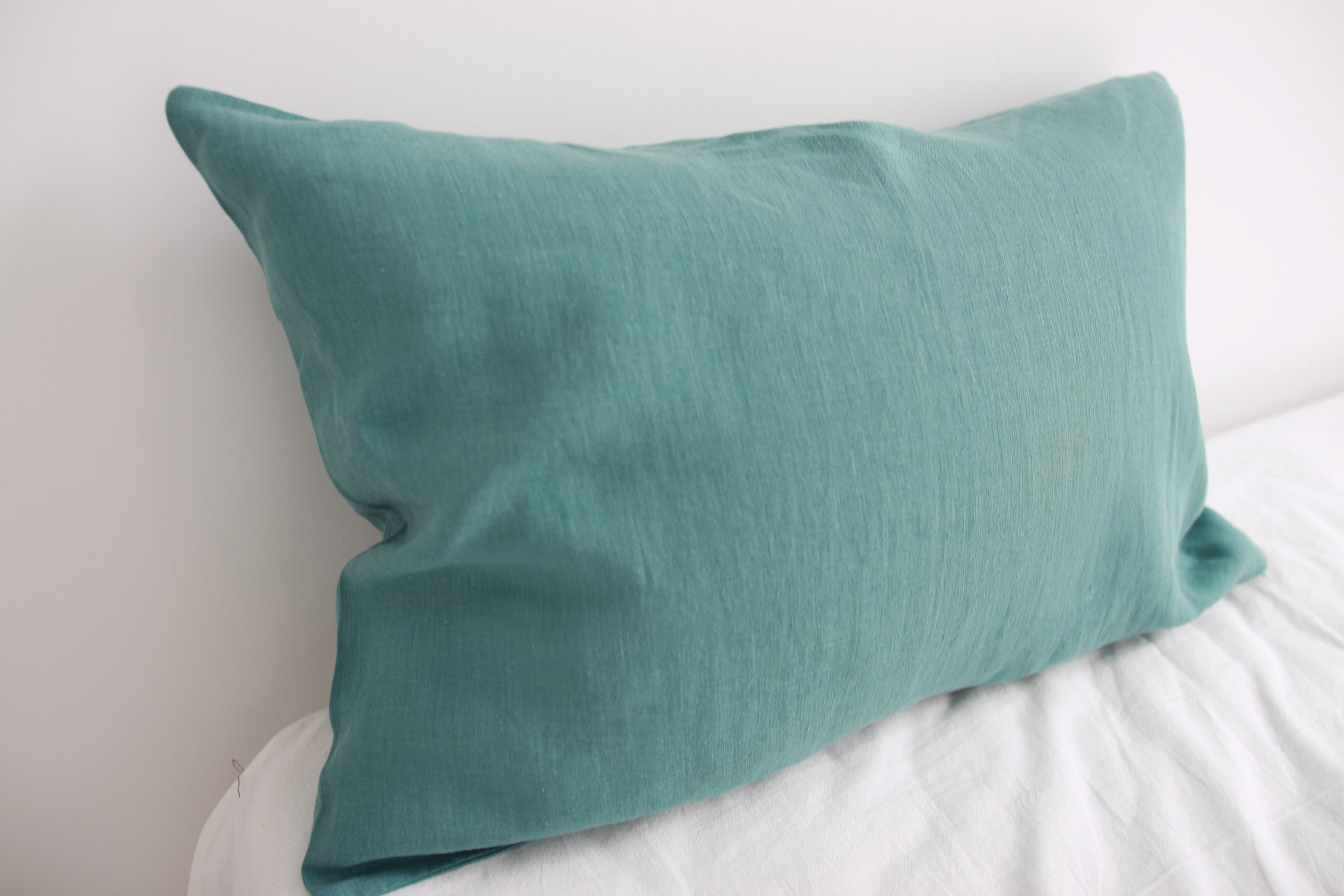 Sage Green Linen Pillow Case Pillow Cover 26 X 26 28X28 Etsy