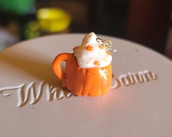 Pumpkin Charm, Pumpkin Spice latte, charm bracelet, Fall Fashion Women, Pumpkin Mug, latte cup, Pumpkin Charm, Pumpkin Pie, gift for mom