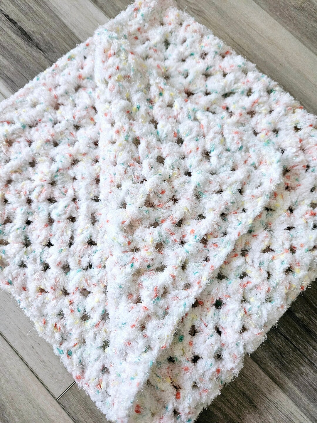 Handmade Crochet Baby Blanket Winter Unisex Crochet Baby Etsy