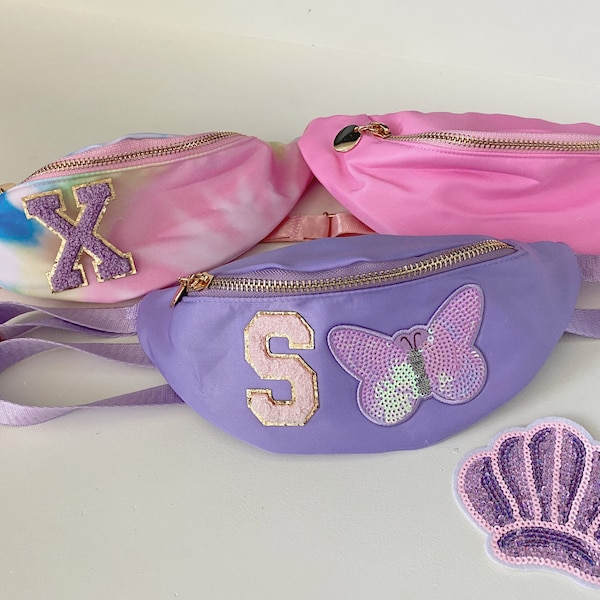 Little Girls Personalized Fanny Pack , Kids Custom Fanny Pack, Belt Bag for Kids, kids Fanny Pack, Nylon Kids Belt Bag