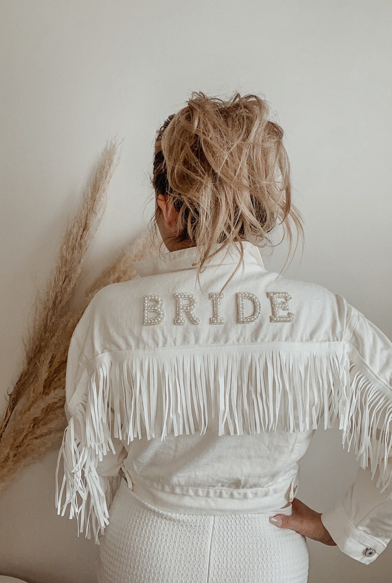 Personalized Jacket for Bride Gift for Bride Mrs Jacket - Etsy