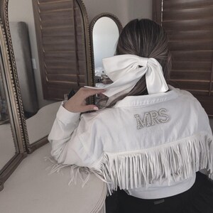 Personalized jacket for bride | gift for bride | Mrs jacket | Bridal shower gift | bachelorette jacket | Nashville jacket