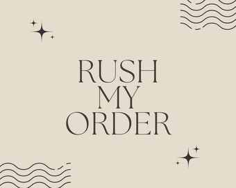 Rush order *processing time*