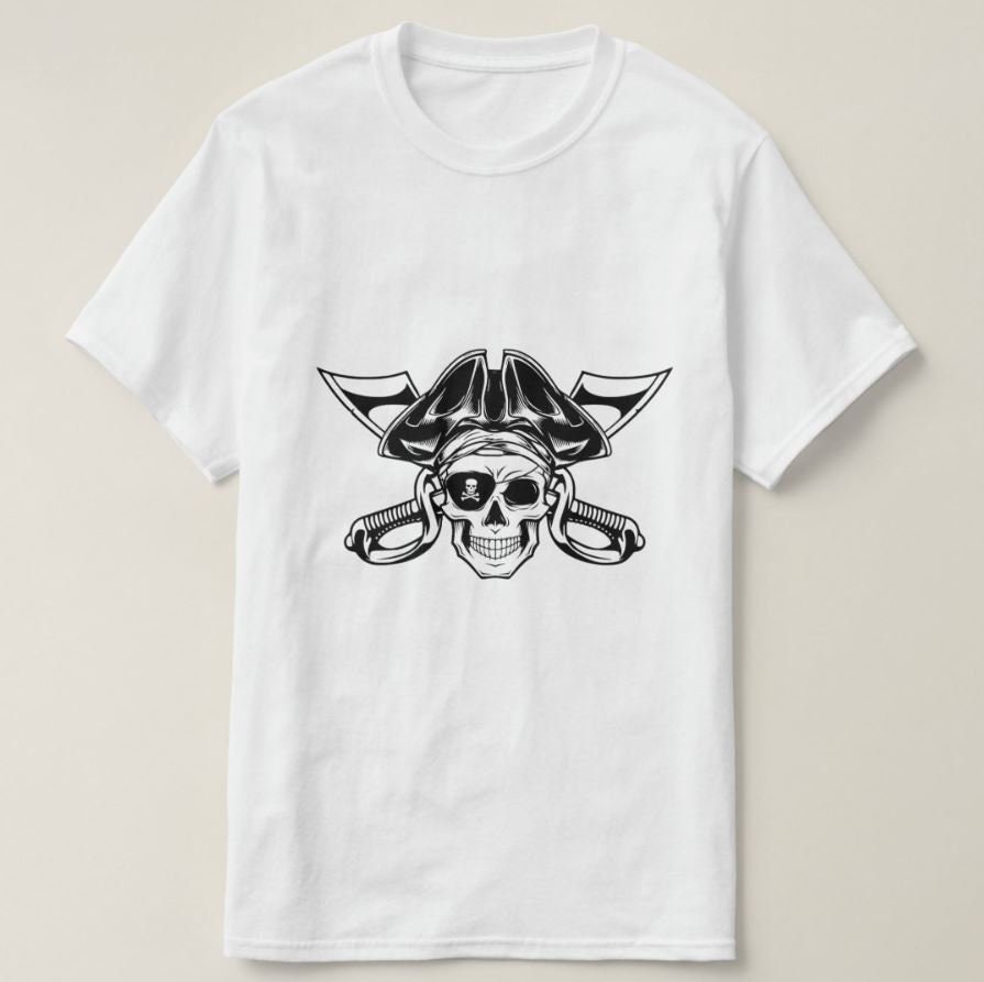 Pirate Skull With Crossed Swords Svg | Pirate SVG | Skull Svg | Pirate ...