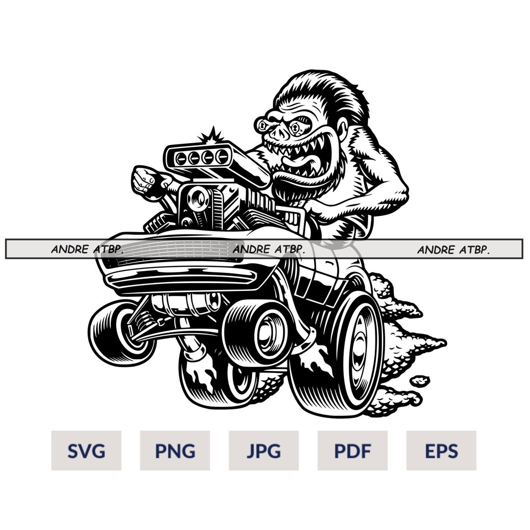 Hot Rod SVG, Hot Rod Car SVG, Car Life Svg, Muscle Car Svg, Gift for