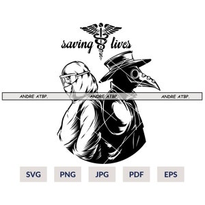 Plague Doctor svg | Halloween svg | Witch Doctor svg | Medieval svg | Plague svg | Sickness Doctor svg | Halloween Clipart | Doctor svg