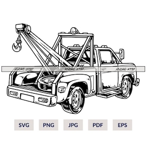 Sleepwagen SVG, oldtimers slepen SVG, sleepwagen clipart, sleepwagen illustratie, sleepwagen chauffeur svg, vrachtwagen Svg, sleepwagen shirt