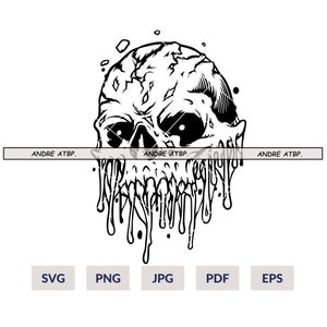 Skull Svg | Skull Head Svg | skeleton svg Skull Clipart | Skull Illustration | Skull Shirt | Skull Silhouette | Skull Cut Files | Skull Png