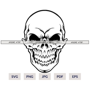 Skull Svg | Skull Head Svg | skeleton svg Skull Clipart | Skull Illustration | Skull Shirt | Skull Silhouette | Skull Cut Files | Skull Png