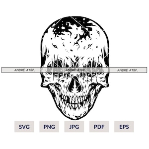 Skull Svg | Skull Head Svg | skeleton svg Skull Clipart | Skull Illustration | Skull Shirt | Skull Silhouette | Skull Cut Files | Skull Png