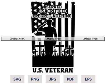 US Veteran svg, Patriotic Veteran Svg, Veteran Clipart, Veteran Dad svg, Veteran Shirt svg, Military svg, Military Dad svg, Army Svg