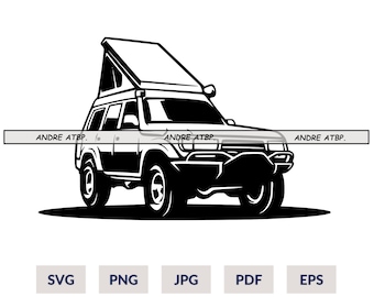 Off Road Car SVG, Off Road SVG, Adventure Offroad, Offroad car png, Camper svg, Outdoor svg, eps, pdf, digital download
