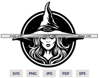 Witch Svg, Witch Silhouette, Witches Svg Bundle, Halloween Witch Svg, halloween svg, Witch clipart, halloween party, Witch Files for Cricut