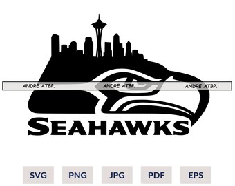 Seahawks SVG, Football Mascot Logo Cut File (Digital Download)
