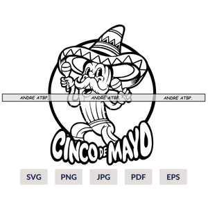 Cinco De Mayo Svg, Cinco de Mayo Cactus Svg, Happy Cinco De Mayo Svg, Fiesta Cut-bestanden, Mexico Svg, Cactus Clipart, silhouet Cricut