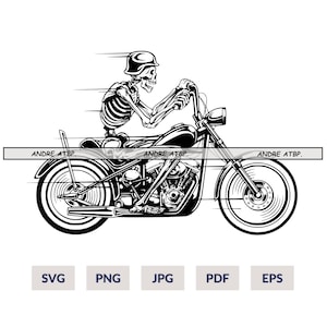 Skeleton Riding Motorcycle Svg, Dead Skeleton Rider Svg, Motorbike Svg, Skull Biker Svg, Skeleton Svg, Biker Skull Svg, Biker Shirt