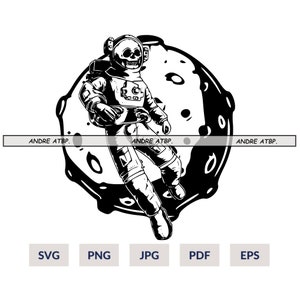 Skull Astronaut Svg, Skull Svg, Space Exploration Svg, Astronaut skull space designs, Atronaut Skull svg, Skull space vector, Skeleton Svg