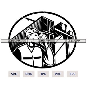 Builder Svg, Contractor Svg, Repairman Svg, Carpenter Svg, Builder Clipart, Builder Files for Cricut, Cut Files For Silhouette