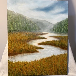 Fundy National Park (olieverf op doek)