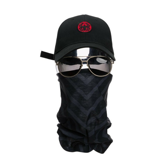 バンダナスカル/スケルトンマスク – ブラック/ホワイト 送料無料 フェイスカバー フェイスマスク ネックウォーマー バンダナ スカル 骸骨  紫外線対策 日焼け防止 防風 バイク 自転車 サバゲー | Plus Nao バンダナスカル/スケルトンマスク – ブラック/ホワイト