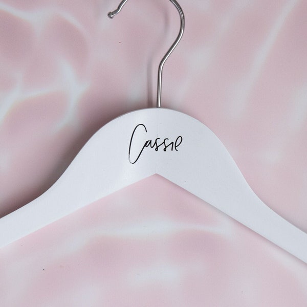 Coat Hanger Decal NAME ONLY | Personalised Coat Hanger Decal | Coat Hanger Stickers