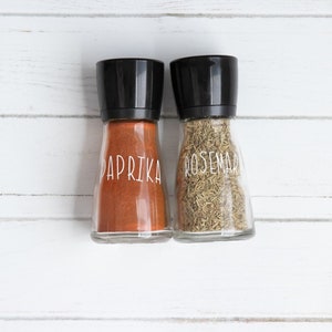 Spice Label | Pantry Organisation | Kitchen Organisation | Kitchen Labels | Spice Decals