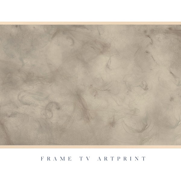 Samsung Frame TV art file | "Antique Mist Abstract" | Modern | Texture | Neutral | Scribble | Farmhouse | Minimal | Boho