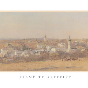 Samsung Frame TV art, &quot;Earthy Muted Landscape&quot; | Rustic | Florals | Love | Neutral | Farmhouse | Minimal | Abstract
