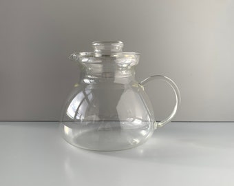 Teekanne 1.0L JENAER Glas SCHOTT DDR Jena MidCentury Teapot 1,0l