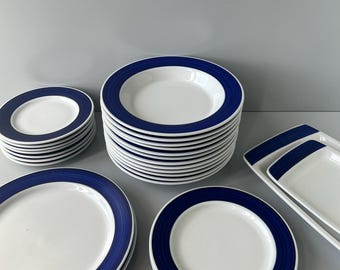 Vintage Lomonosov Imperial Porcelain Cobalt Net Tea Trio - Etsy