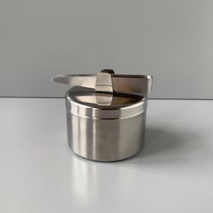 Sugar bowl ABS Auer cutlery GDR Petroff-Bohne metal Interhotel tableware can GDR Bauhaus Mitropa