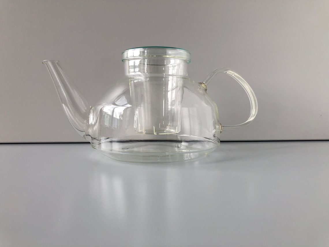 Teapot 1L JENAER Glass SCHOTT DDR Ilse Decho Bauhaus Etsy