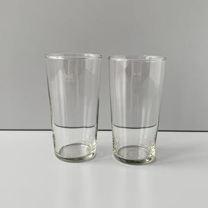 2 SUPERFEST glasses long drink DDR design – Made in GDR – 2 beer glasses 300ml Strong Patent Glasses East Germany Rare model