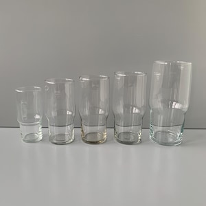 5 SUPERFEST glasses beer glass 500ml 300ml 250ml DDR Strong Patent Glass GDR Ceverit Glass