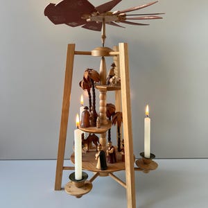 クリスマスピラミッド 木製 賢者 東ドイツ I RG リヒャルト