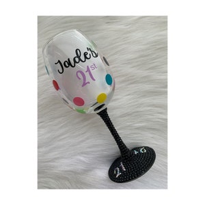21st Birthday Bling Cup - Etsy