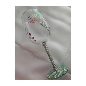 Under the Influence Mermaid Wine Glass