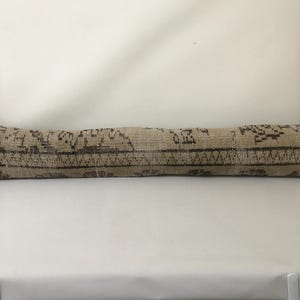Extra Long Pillow Cover Handmade Kilim XL Lumbar Sofa Bed Accent Entryway Decor 8x48