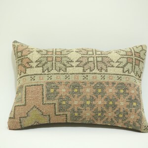Textured Kilim Lumbar, 16x24 Sham Cover, Ethnic Pillow Cover, Sofa Throw Pillow, Bohemian Kilim, Kilim Cushion Cover, Lumbar Pillow