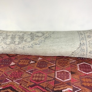 Lumbar Pillow for Bed ,12x48 extra long  handmade lumbar pillow cover vintage ,king size lumbar pillow cushion cover, home decorative pillow