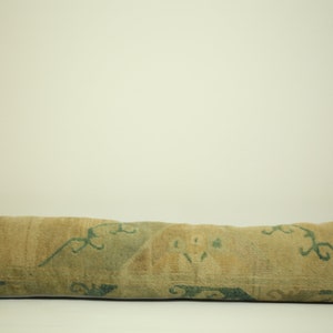 12x48 lumbar pillow, ottoman pillow cover, southwestern pillow, boho pillow, lumbar pillow, kilim pillow, vintage pillow, aztec pillow