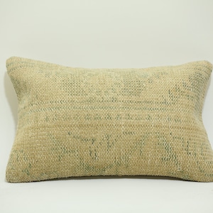 16x24 throw pillow cover, muted pillow, kilim cushion, morrocan cushion, boho pillow cover, unique throw pillow, kilim pillow, lumbar pillow
