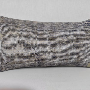 12x24 Vintage Kilim Pillow, Home Decor, Turkey Pillow, Handwoven Turkish Kilim Pillow, Boho Kilim Lumbar, Couch Throw Pillow, Kilim Rug
