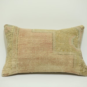 Kilim Lumbar, Turkish Carpet Pillow, 16x24 Pillow Cover, Decorative Pillow, Sofa Throw Pillow, Kilim Cushion Cover, Livingroom Decor