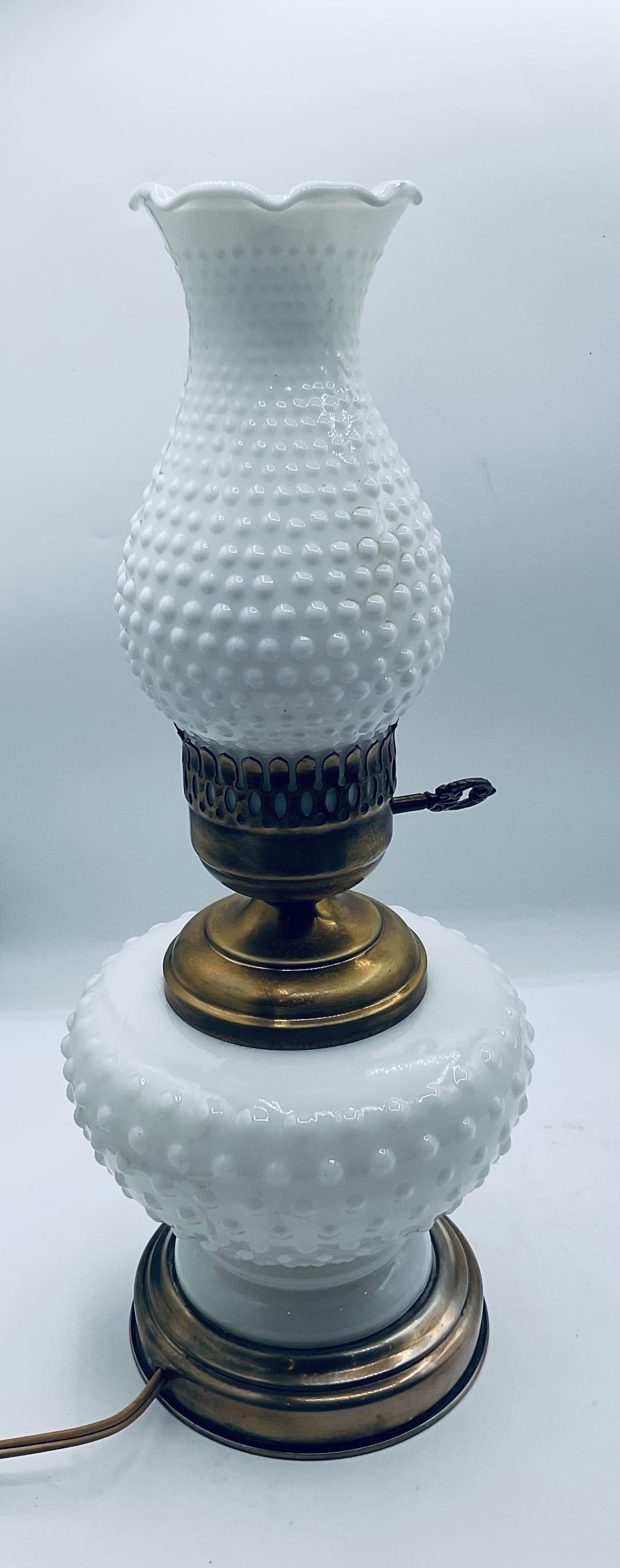 Milk Glass Electric Lampsnull