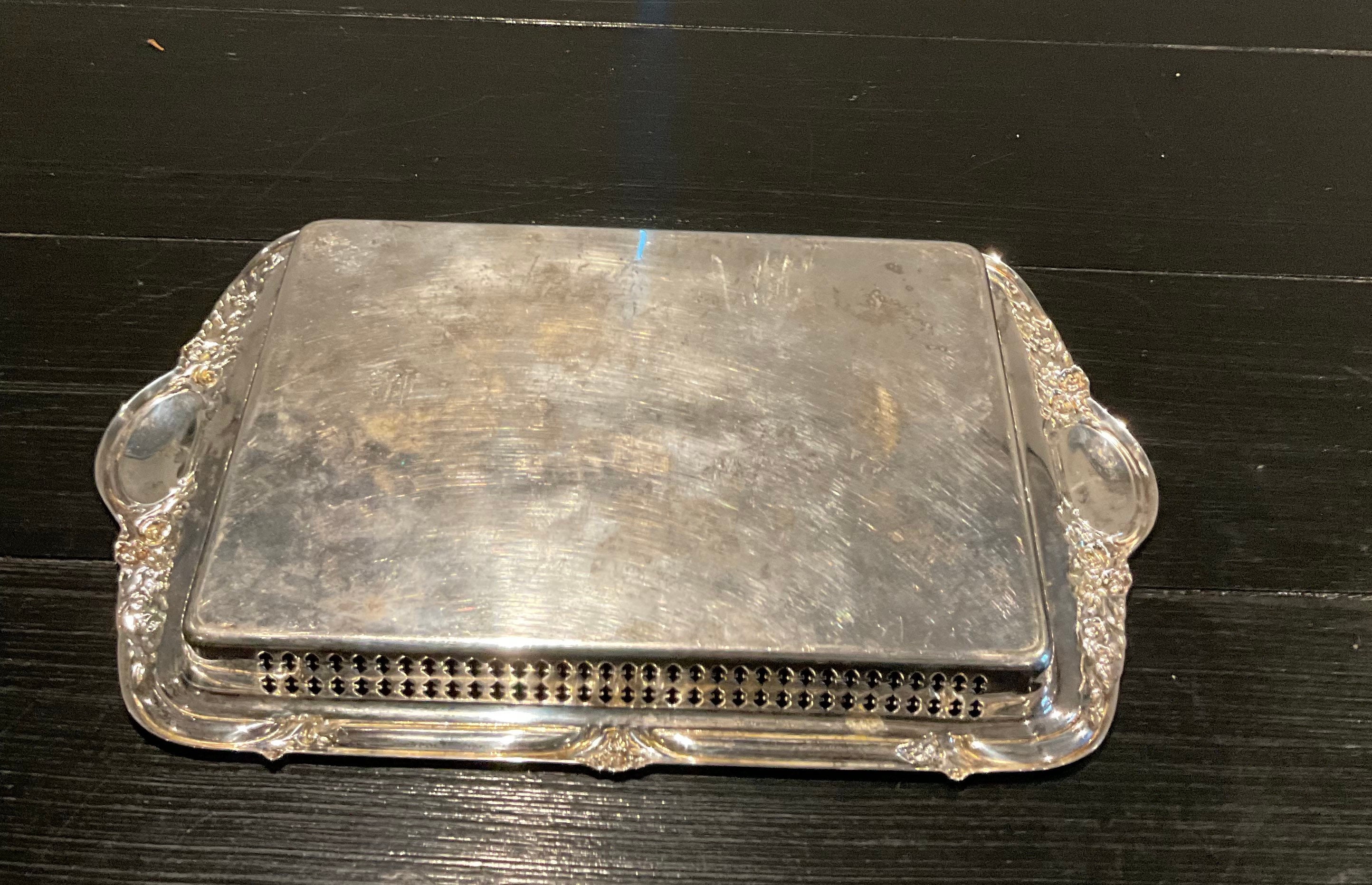 Vintage Sheridan Silver Plated Relish Tray With 3 Crystal Etsy