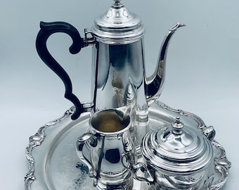 Vintage Webster Wilcox International Silver Silverplated 4 Piece