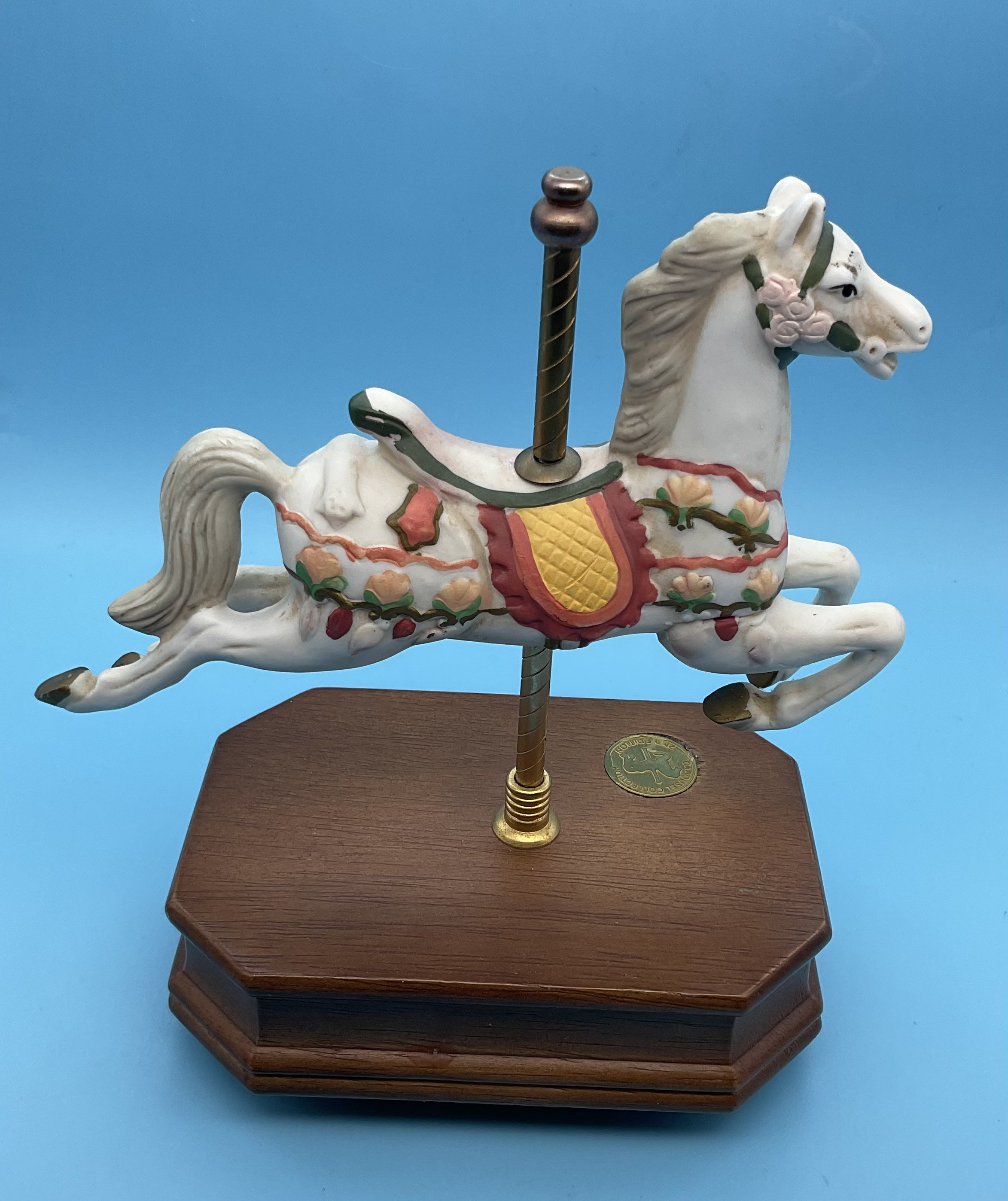 Vintage Carousel Collection 2nd Edition Love Story Music Box Etsy
