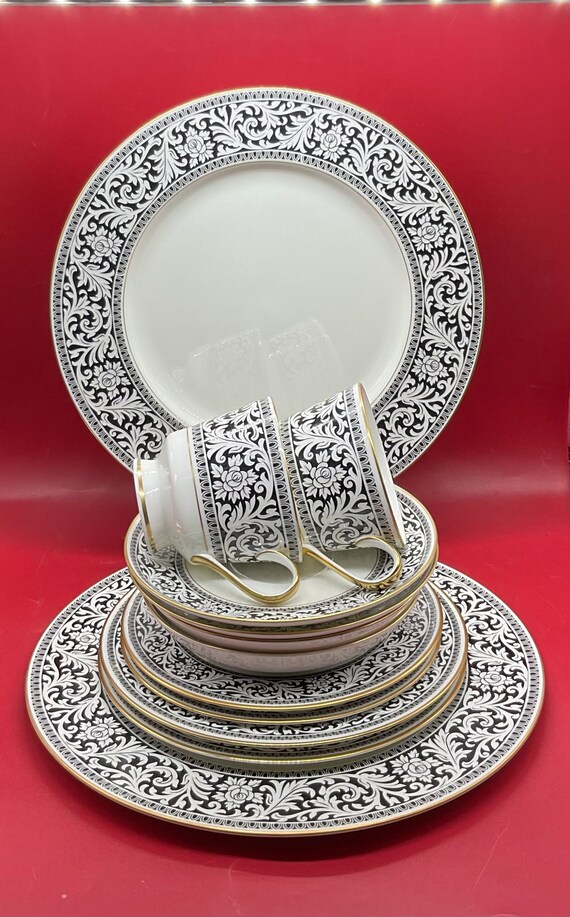 Vintage Bone China Mikasa Oxford 147 Narumi Japan 6 Piece Place